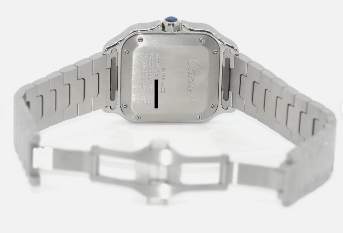 Cartier Santos Large Esfera Verde WSSA0061 - Inversión Relojería de Lujo PatinaLuxe