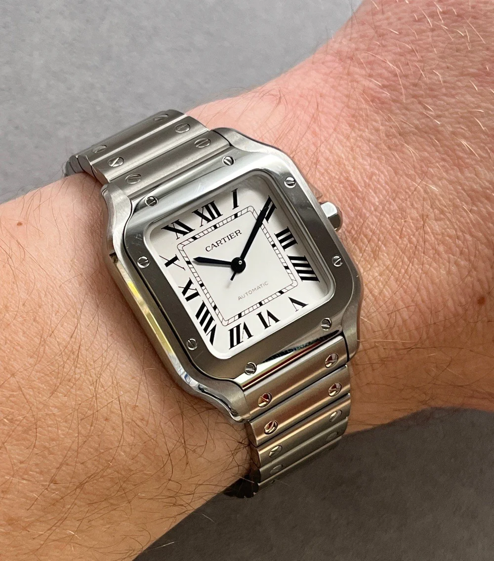 Cartier Santos Medium WSSA0029 - Inversión Relojería de Lujo PatinaLuxe